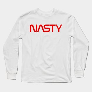 NASTY (retro NASA style) Long Sleeve T-Shirt